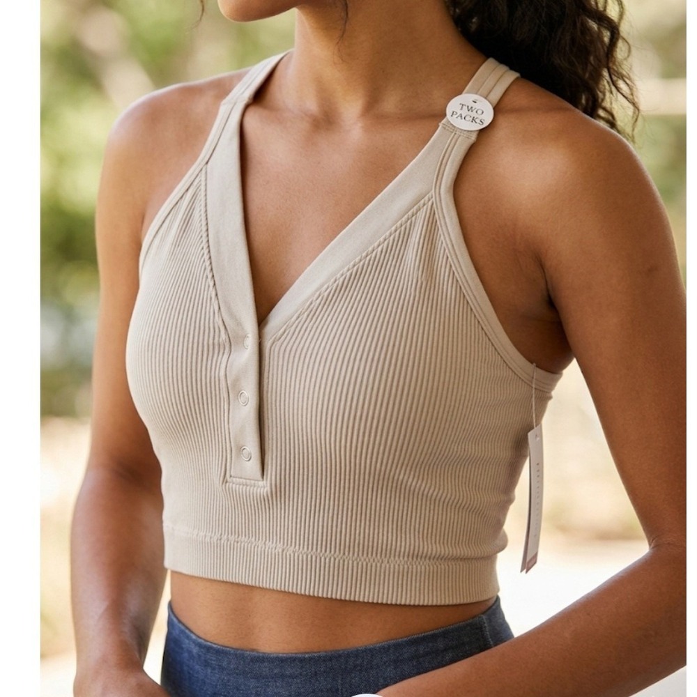 PRO-Fit Racerback Sports Bra Black And Light Gray 2 Pack Size Small